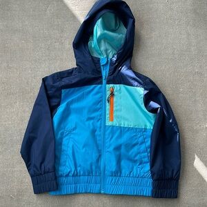 Boy’s Blue Wind Breaker Jacket - All in Motion - XS 4/5